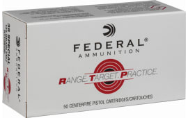 Federal RTP38130 Range and Target 38 Special 130 gr Full Metal Jacket (FMJ) - 50rd Box