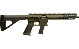 TNW Firearms ASRPXPKG0010BKODBRHG Aero Survival Pistol 8" 10rd w/BRACE OD Green