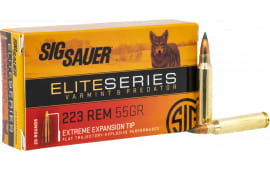 Sig Sauer E223V220 Elite Hunting Varmint & Predator 223 Rem 55 gr Extreme Expansion Tip - 20rd Box