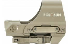 Holosun HS510CFDE 510 Open Reflex Red Mlti RET Solar SHK AWK Rifle FDE