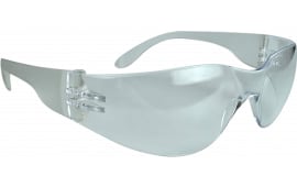 Radians  Mirage Safety Eyewear 99.9% UV Rated Polycarbonate Clear Lens with Clear Frame for Adults