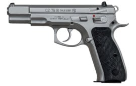 CZ 91128 CZ 75 B DA/SA 9mm 4.6" 16+1 Black Rubber Grip Stainless