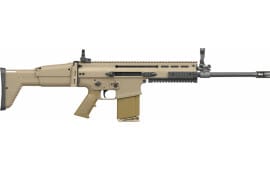 FN - SCAR 17S - Semi-Automatic Rifle - 16.25" Barrel - .308 Win - 20 Round Magazine - Non-Reciprocating Charging Handle - FDE - 98541-2