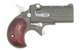 Cobra / Bearman .22 Long Rifle Derringer, 2 Rounds, OD Green with Rosewood Grips - CL22LGR
