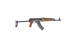 Pioneer Arms Forged Series Sporter Underfolder Semi-Automatic AK-47 Style 7.62x39mm Rifle, Wood Furniture, and 30 Round Mag - POL-AK-S-UF-FT-W