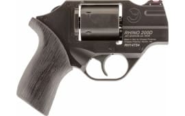 Chiappa 340217 Rhino 200D Double 357 Magnum 2" 6rd Black Rubber Black