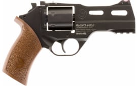 Chiappa CF340.244 Rhino 40SAR *CA Compliant* Single 357 Magnum 4" 6rd Walnut Black Stainless Steel