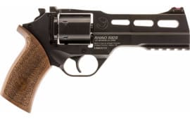 Chiappa CF340.246 Rhino 50SAR *CA Compliant* Double Action 357 Magnum, 5" Bbl, 6 Round, Walnut, Black, Fiber Optic Front Sight