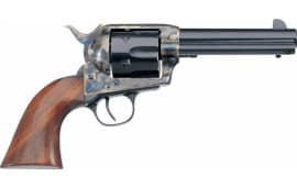 Taylors and Company 700E 1873 Cattleman Single 357 Magnum 4.75" 6rd Walnut Blued