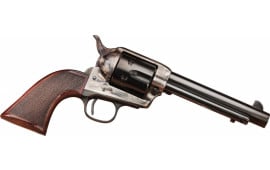 Taylors and Company 556202DE Short Stroke Smoke Wagon Navy Grip Single 45 Colt (LC) 5.5" 6rd Walnut Blued