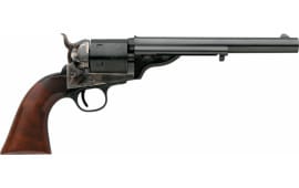 Taylors and Company 0916 1872 Open-Top Single 45 Colt (LC) 7.5" 6rd Walnut Army Sized Grips Blued
