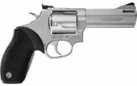 Taurus 2440049TKR Tracker Model 44 DA/SA 44 Magnum 4" 5 Black Ribber Stainless