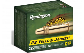 Remington Ammunition 21233 Yellow Jacket 22 LR 33 gr Truncated Cone Hollow Point (TCHP) - 225rd Box