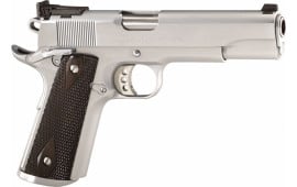 Colt O1970CM 1911 Special Combat Government Single 45 ACP 5" 8+1 Black/Silver Composite Grip Chromed