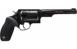 Taurus 2441061T Judge 45/410 DA/SA 45 Colt (LC)/410 6.5" 5 Black Ribber Blued