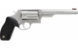Taurus 2441069T Judge DA/SA 45 Colt (LC)/410 6.5" 5 Black Ribber Grip Stainless