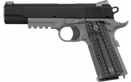 Colt O1070CQB 1911 Single 45 ACP 5" 8+1 Black/Gray G10 Grip Black Cerakote