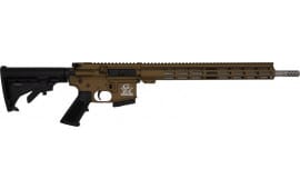 Great Lakes Firearms AR-15 Rifle, 350 Legend, 16" 4150 Nitride  Barrel, 15.25" M-LOK Rail, 6 Position M4 Stock, Burnt Bronze Cerakote- GL15350SS BRZ16