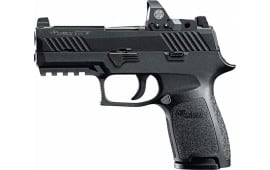 Sig Sauer 320C9BSSRX P320 Compact RX Double 9mm Luger 3.9" 15+1 Night Sights + ROMEO1 3 MOA Reflex Sight Black