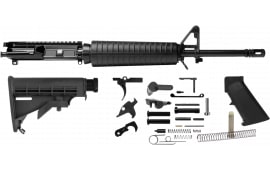 Del-Ton Inc RKT104 Heavy Mid-Length Rifle Kit 5.56x45mm NATO 16" Chrome Moly Vanadium Barrel 7075-T6 Anodized Aluminum Rec with A2 Flash Hider
