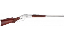 Taylors and Company 204W03 1873 Sporting Lever 20" 10+1 Walnut Pistol Grip Stock Silver