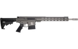 Great Lakes Firearms AR10 Rifle, .308win, 18" 416r Stainless Steel Barrel, 15.25" M-LOK Rail, 6 Position M4 Stock, Tungsten Grey Cerakote Finish- GL10308SS TNG