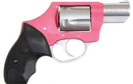 Charter Arms 53831 Undercover Lite Pink Lady Double 38 Special 2" 5 Black Rubber Stainless