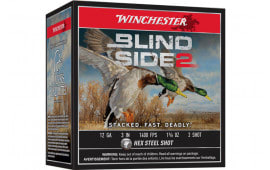Winchester Blind Side 2 12GA. 3" 25rd 10BX/CA 1-3/8OZ #2 - 25sh Box