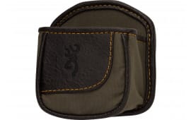 Browning 121504842 Laredo Shell Carrier Olive Cotton Canvas w/Leather Trim
