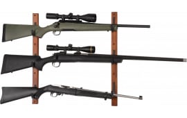 Allen 5656 Gun Collector 3 Gun Rack 3 Rifle/Shotgun Brown/Black Wood/Steel