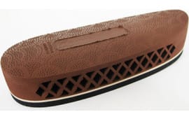 Pachmayr 00002 F325 Deluxe Field Recoil Pad Large Brown with White Line Rubber for Shotgun