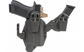 Blackhawk 416876BK Stache  IWB Size 76 Black Polymer Belt Clip Fits Glock 43X/48 w/SureFire XSC Ambidextrous