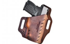 Versacarry G2BRN Guardian  Distressed Brown Buffalo Leather OWB Browning 1911 Right Hand Size 2