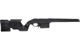 Archangel AAT3 Precision Stock  Black Synthetic Fixed with Adjustable Cheek Riser for Tikka T3 Includes Mag