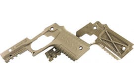 Recover Tactical CC3H-02 Grip & Rail System Tan Polymer Picatinny for Standard Frame 1911