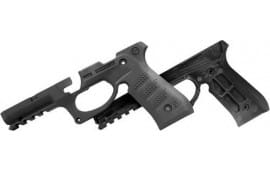 Recover Tactical BC2-01 Grip & Rail System Black Polymer Picatinny for Most Beretta 92 & M9 Models