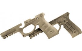 Recover Tactical BC2-02 Grip & Rail System Tan Polymer Picatinny for Most Beretta 92 & M9 Models