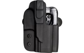 Comp-Tac C241WA326RBKN International  OWB Black Kydex Belt Clip Fits Walther PDP Fits 4" Barrel