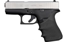 Hogue 18210 HandAll Beavertail Grip Sleeve Cobblestone Black Polymer for Glock 43X, 48