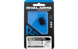 Rival Arms RA43G004A Slide Back Cover Plate Double Stack Black Anodized Aluminum for Glock 17, 19 Gen5