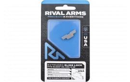 Rival Arms RA-RA80G003D Slide Lock  Extended Polished Stainless for Glock 43, 43X, 48