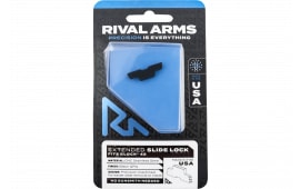 Rival Arms RA-RA80G004A Slide Lock  Extended Black QPQ for Glock 42