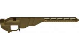 Rival Arms RA90RG01B R-22 Precision Chassis System Flat Dark Earth Aluminum Ruger 10/22