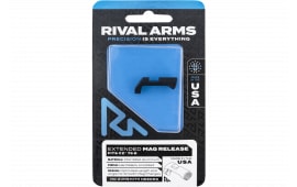 Rival Arms RA-RA72C001A Magazine Release  Extended Anodized Black Aluminum for CZ 75 B
