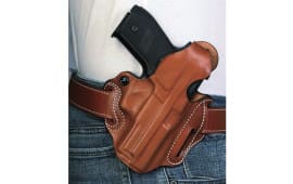 Desantis Gunhide 001TAB6Z0 Thumb Break Scabbard Tan Leather OWB fits Glock 19,19X,23,32,36 Right Hand