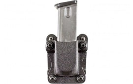 Desantis Gunhide A86KJLLZ0 Quantico Single Mag Pouch OWB 45 ACP/10mm Sig 1911 w/Rail 5" Single Stack 1.5" Belt Black Kydex