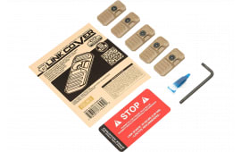 Strike Industries LINK-COVER-FDE Link Cover Flat Dark Earth Polymer for M-LOK & Keymod Rails 5 Pack