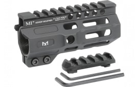 Midwest Industries MICRM45 Combat  Black Hardcoat Anodized 6061-T6 Aluminum 4.50" Picatinny/M-LOK