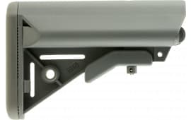 B5 Systems SOP1123 Enhanced SOPMOD Stock  Wolf Gray Synthetic for AR-15, M4 with Mil-Spec Receiver Extension (Tube Not Included)