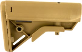 B5 Systems BRV1086 Bravo Stock  Coyote Brown Synthetic for AR-15, M4 with Mil-Spec Receiver Extension (Tube Not Included)